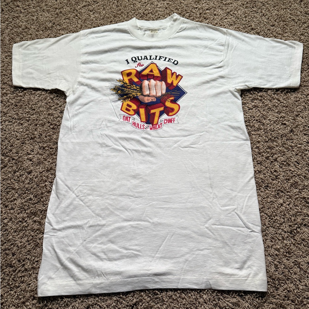 Screen Stars Vintage 80s 90s Prairie Home Companion Raw Bits Single Stitch Tee